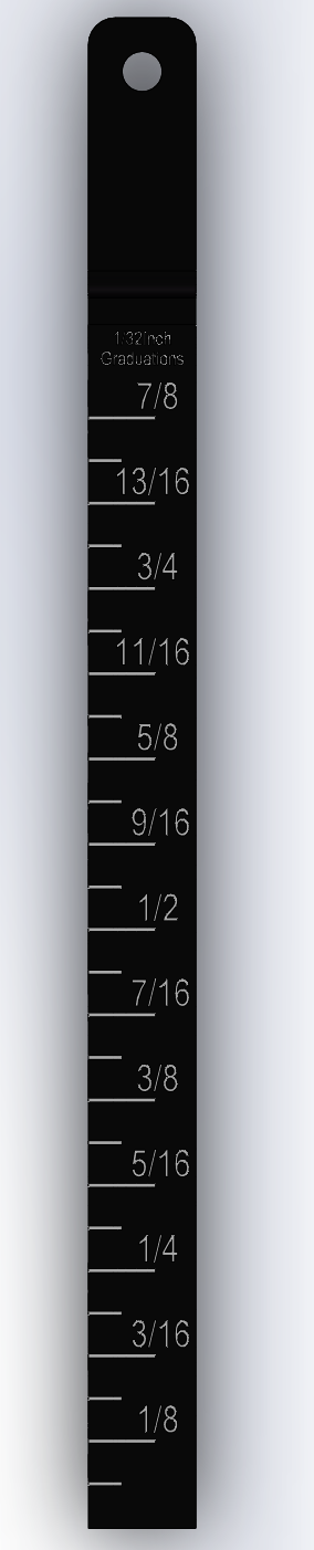 Large Gap Taper Gauge - BY185I - Imperial option